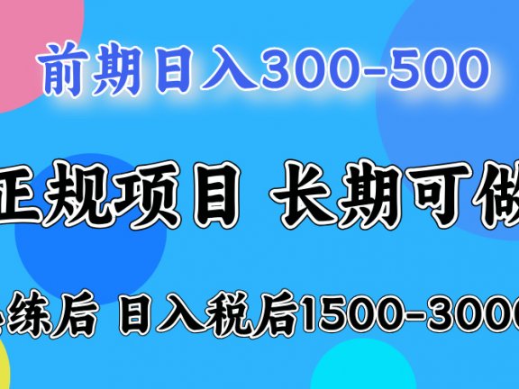 备战寒假，月入10万+，正规项目，常年可做